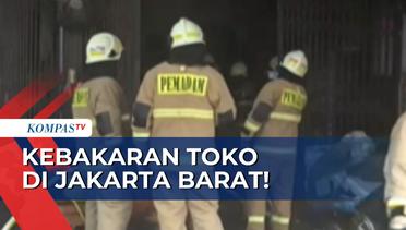Arus Pendek Listrik, Toko 'Sparepart' Mobil & 'Genset' di Taman Sari Jakarta Terbakar!