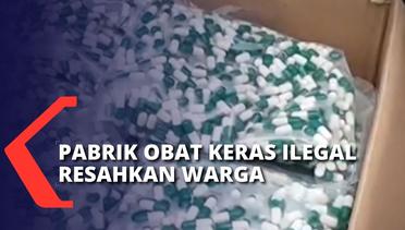 Berbahaya, Pabrik Ilegal di Bogor Ini Bisa Produksi Ratusan Butir Obat Keras Per Minggu!