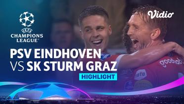 PSV Eindhoven vs SK Sturm Graz - Highlights | UEFA Champions League 2023/24