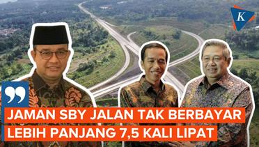 Anies Sebut Pembangunan Jalan Era SBY Lebih Panjang dari Era Jokowi