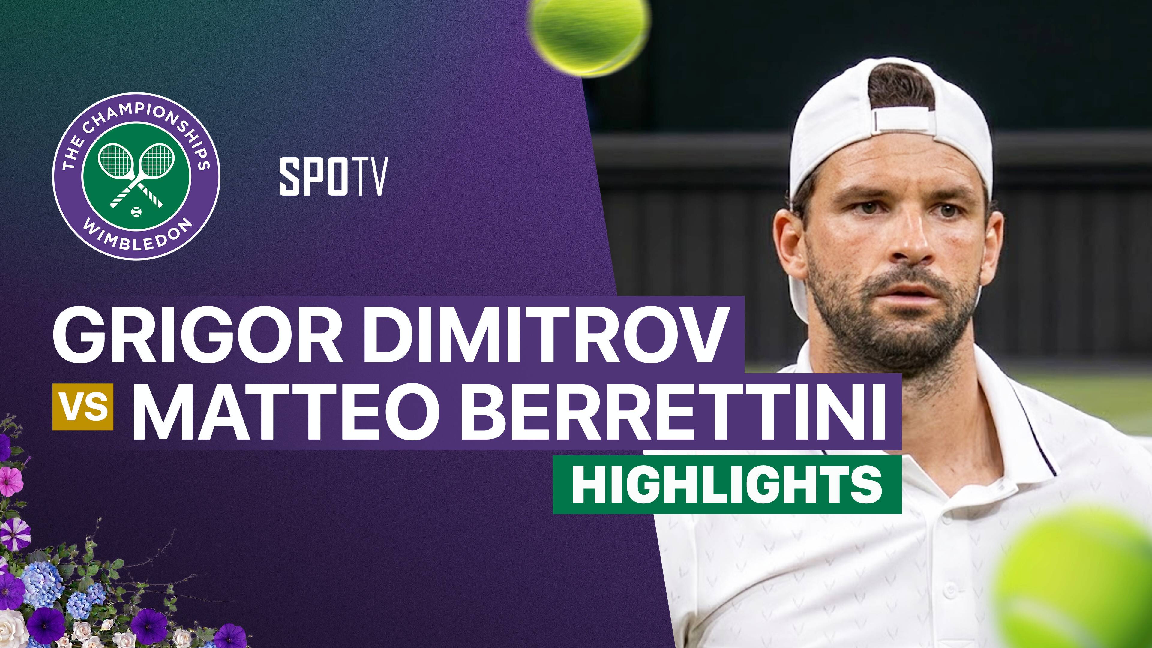 Grigor Dimitrov vs Matteo Berrettini - Gentlemen's Singles Third Round | Wimbledon 2026