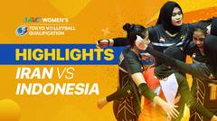 Match Highlight | Indonesia 3 vs 2 Iran | AVC Women's 2020 Volleyball Qualification