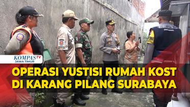 Inspeksi Rumah Kost, Petugas Gabungan Belum Temukan Pendatang Baru di Daerah Karang Pilang Surabaya