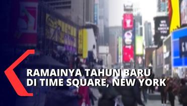 Tahun Baru di Time Square New York, Apakah Warga Taat Protokol Kesehatan?