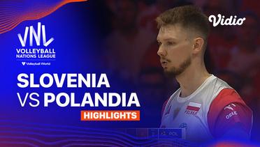 Perebutan Tempat Ketiga: Slovenia vs Polandia - Highlights | Men's Volleyball Nations League 2024