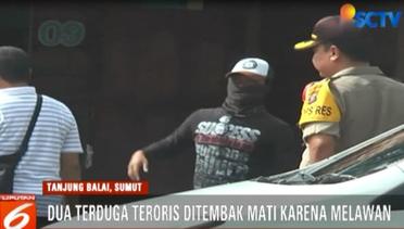Melawan, Tim Densus 88 Tembak 2 Terduga Teroris di Tanjungbalai - Liputan6 Pagi