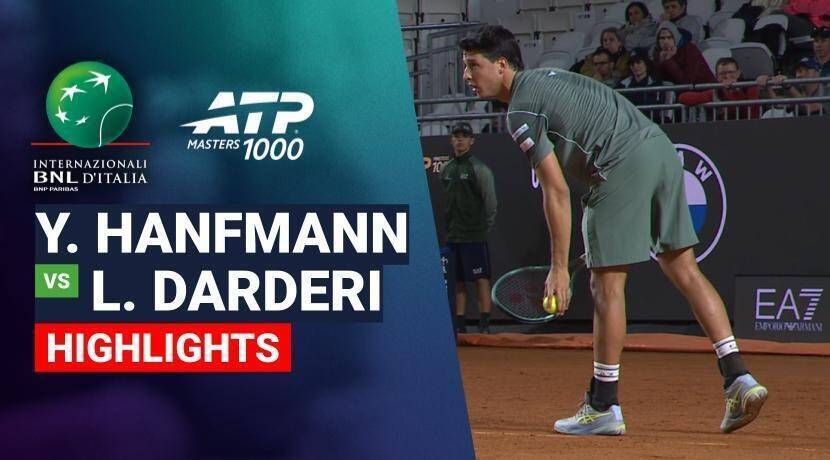 Yannick Hanfmann vs Luciano Darderi - Round 2 (BNP Paribas Arena) | ATP 1000: Internazionali BNL d'Italia 2026