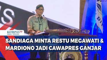 Sandiaga Minta Restu Megawati dan Mardiono Jadi Cawapres Ganjar