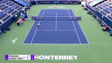 Match Highlights | Leylah Fernandez 2 vs 0 Sara Sorribes Tormo | WTA Abierto GNP Seguros 2021