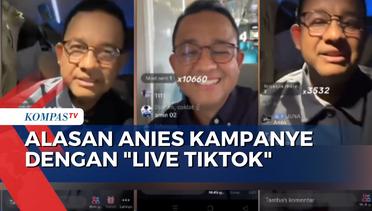 Anies Live Tiktok saat Perjalanan Menuju Lokasi Kampanye  untuk Gaet Suara Anak Muda