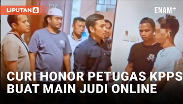 Modal Judi Online, Bendahara PPS di Kalsel Curi Honor Petugas KPPS Rp115 Juta