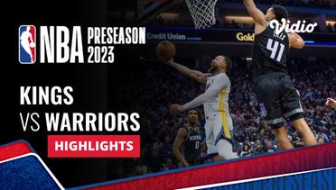 Sacramento Kings vs Golden State Warriors - Highlights | NBA Preseason 2023