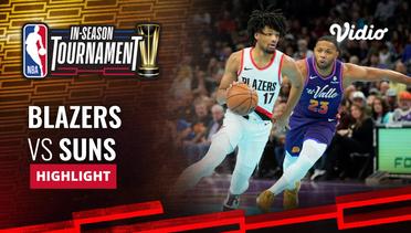 Portland Trail Blazers vs Phoenix Suns - Highlights | NBA In-Season Tournament 2023