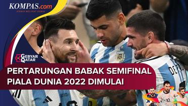 Jadwal Semifinal Piala Dunia 2022, DIbuka Argentina vs Kroasia
