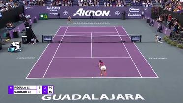 Match Highlights | Jessica Pegula vs Maria Sakkari | WTA Guadalajara Open Akron 2022