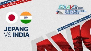 Full Match | Jepang vs India | Asian Men's Volleyball Championship 2021