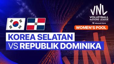 Korea Selatan vs Republik Dominika - Full Match | Women's Volleyball Nations League 2024