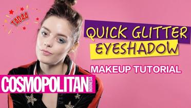 Quick Glitter Eyeshadow Makeup Tutorial (Tanpa Fall Out) GIVEAWAY ALERT!