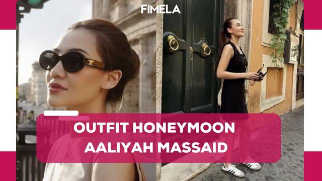 Tampil Old Money Style Aaliyah Massaid saat Honeymoon ke Italia