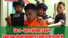 Gara - Gara Kebun Sawit, Seorang Anak Bunuh Ayahnya Di Aceh !!!