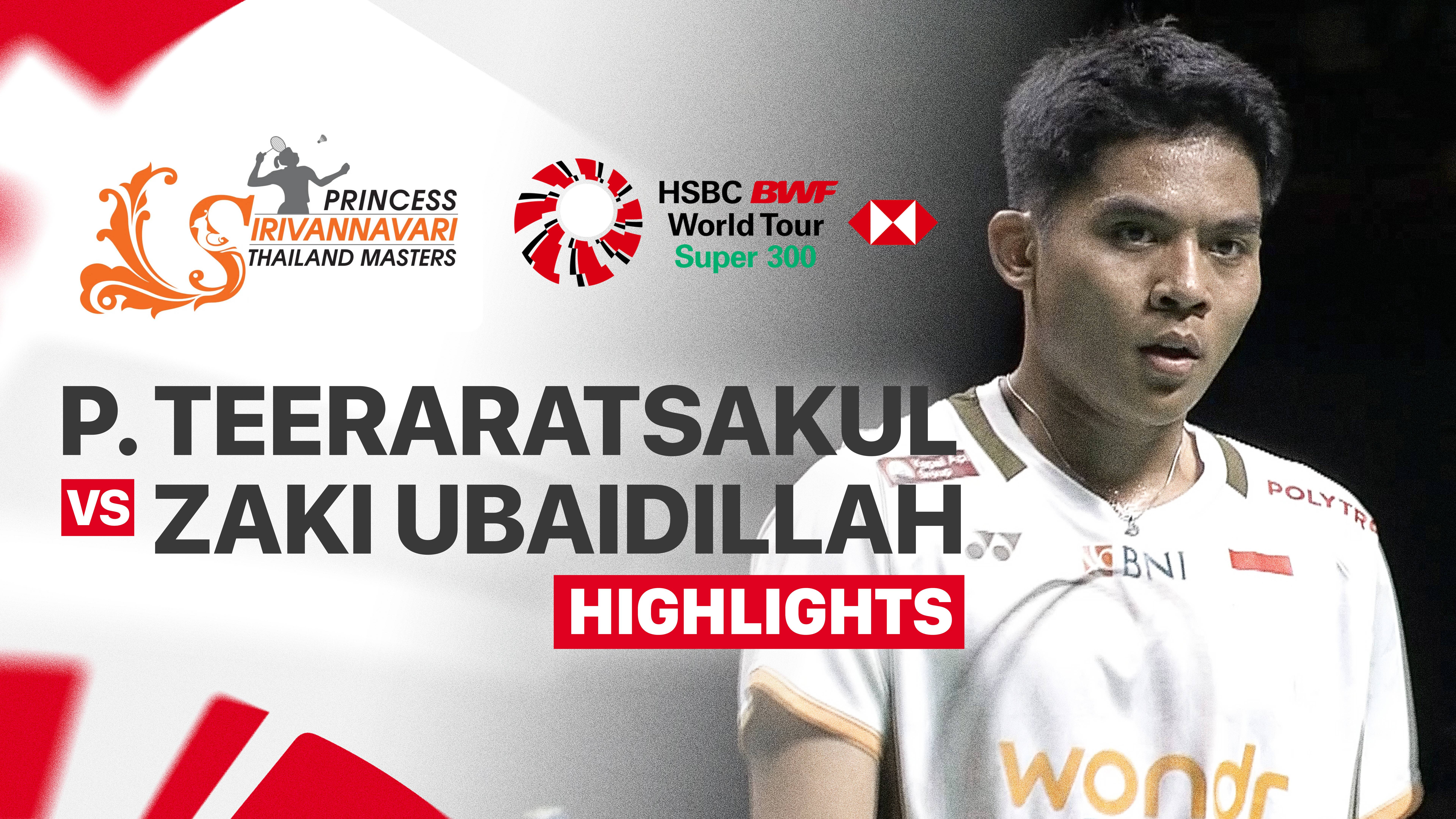 Panitchapon Teeraratsakul (THA) vs Moh. Zaki Ubaidillah (INA) - Men's Singles Finals | PRINCESS SIRIVANNAVARI Thailand Masters 2026