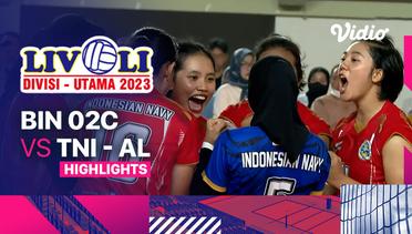 Putri: BIN 02C vs TNI - AL - Highlights | Livoli Divisi Utama 2023