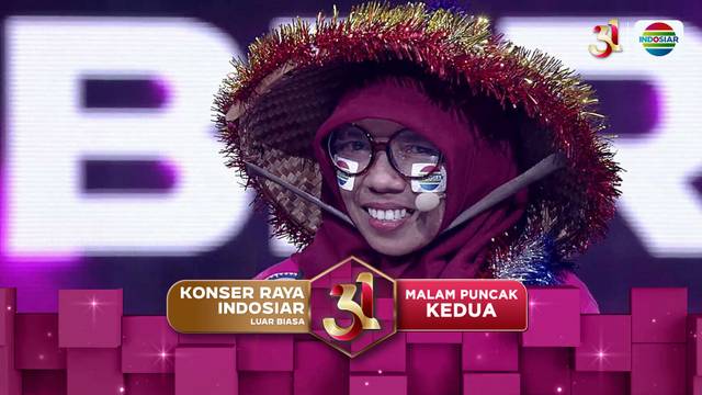 Kocak! Bu Liana Pedagang Sapu Bisa Ngitung Jumlah Kaki Kecoak! | Konser Raya 31th Indosiar