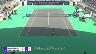 Match Highlights | Aryna Sabalenka 2 vs 0 Veronika Kudermetova | WTA Abu Dhabi Open 2021