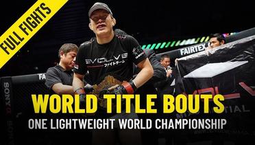 History Of The ONE Lightweight World Title - Part 1 - ONE Full Fights
