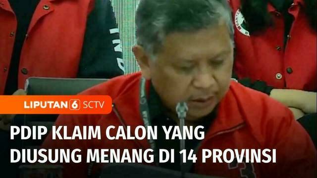 Pilkada 2024 PDIP Klaim Unggul di 14 Provinsi | Liputan 6