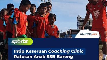 Ratusan Anak SSB Ikut Coaching Klinik Bareng Maluku Utara United