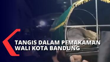 Isak Tangis Warnai Pemakaman Wali Kota Bandung Oded M Danial