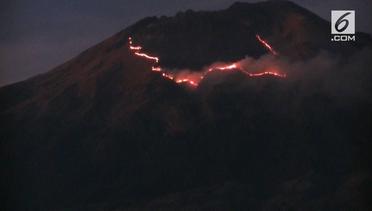 Kebakaran Gunung Sindoro dan Gunung Sumbing Meluas