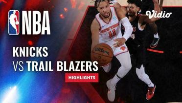 New York Knicks vs Portland Trail Blazers - Highlights | NBA Regular Season 2023/24