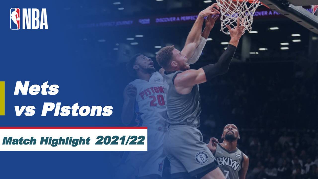 Match Highlight Brooklyn Nets vs Detroit Pistons NBA Regular Season