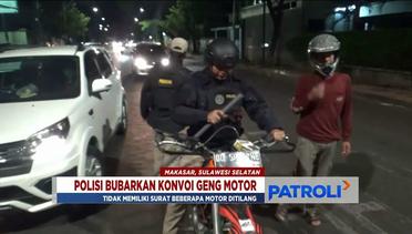 Polisi Bubarkan Konvoi Ugal-ugalan Geng Motor di Makassar – Patroli
