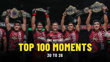 Top 100 Moments In ONE History - 30 To 26 - Ft. Eduard Folayang, Martin Nguyen & More