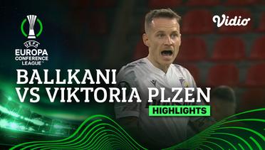 Ballkani vs Viktoria Plzen - Highlights | UEFA Europa Conference League 2023/24