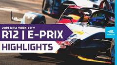 Race Highlights | 2019 New York City E-Prix (Round 12) | Craziest Race In Formula E History?