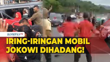 Kronologi Warga Hadang Iring-iringan Mobil Jokowi di Bima, Ternyata Kader PDIP Hendak Minta Foto