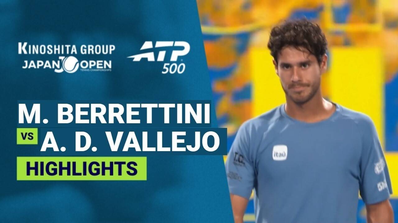 Matteo Berrettini vs Adolfo Daniel Vallejo - Round 2 | ATP 500: Kinoshita Group Japan Open Tennis Championships 2026