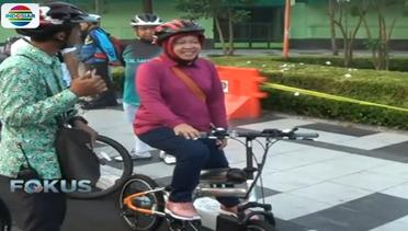 Wali Kota Tri Rismaharini Ajak PNS Bersepeda ke Kantor - Fokus Pagi
