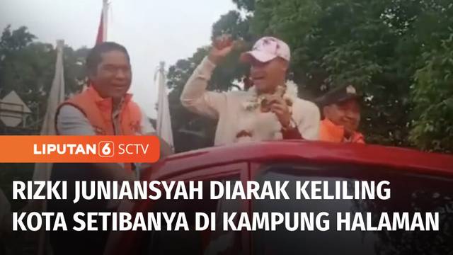 Heboh! Peraih Medali Emas Olimpiade, Rizki Juniansyah Diarak Keliling Kota | Liputan 6