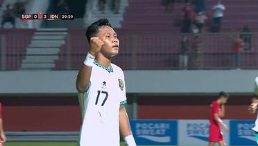 Gooll!!! Nabil Asyura (Indonesia) Memperlebar Jarak Menjadi 0-4 | AFF U 16 Championship 2022