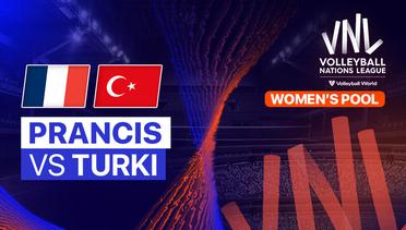 Prancis vs Turki - Full Match | Women's Volleyball Nations League 2024