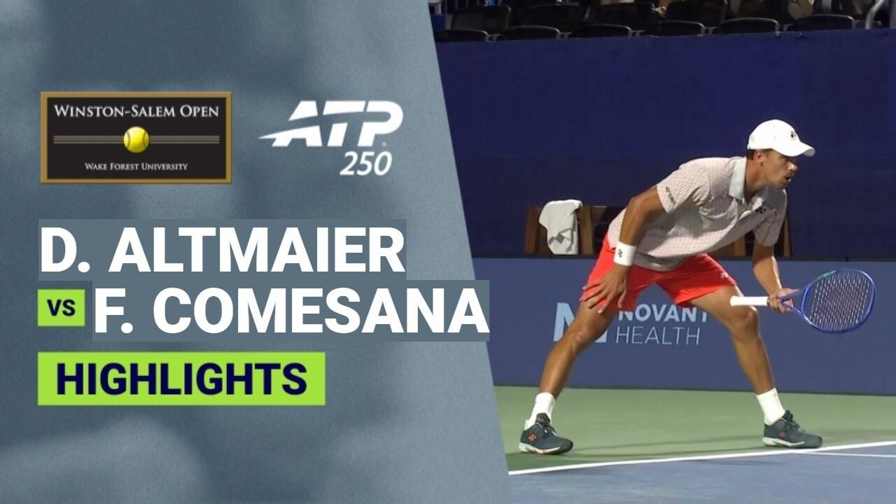 Daniel Altmaier vs Francisco Comesana - Round 2 | ATP 250: Winston-Salem Open 2026