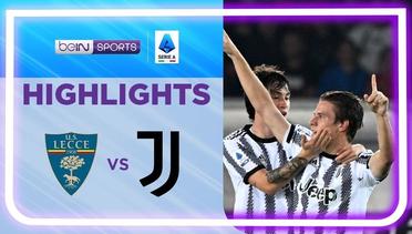 Match Highlights | Lecce vs Juventus  | Serie A 2022/2023