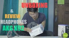 Unboxing & Review Headphone AKG K92 | Headphone Monitoring Mixing Mastering