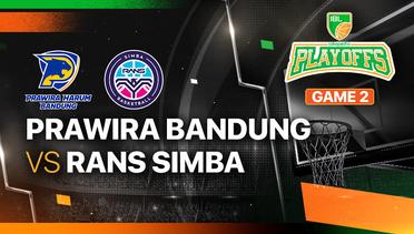 Playoffs - Game 2: Prawira Harum Bandung vs RANS Simba Bogor - Full Match | IBL Tokopedia 2024