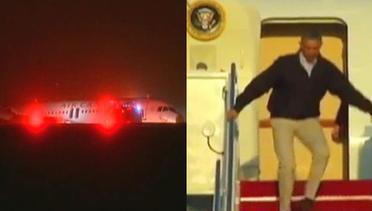 Jendela Dunia: Pesawat Air Canada dan Presiden Obama Tergelincir